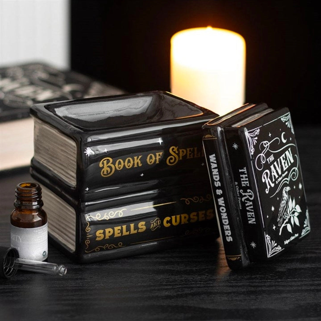 Gothic Book of Spells Wax Warmer
