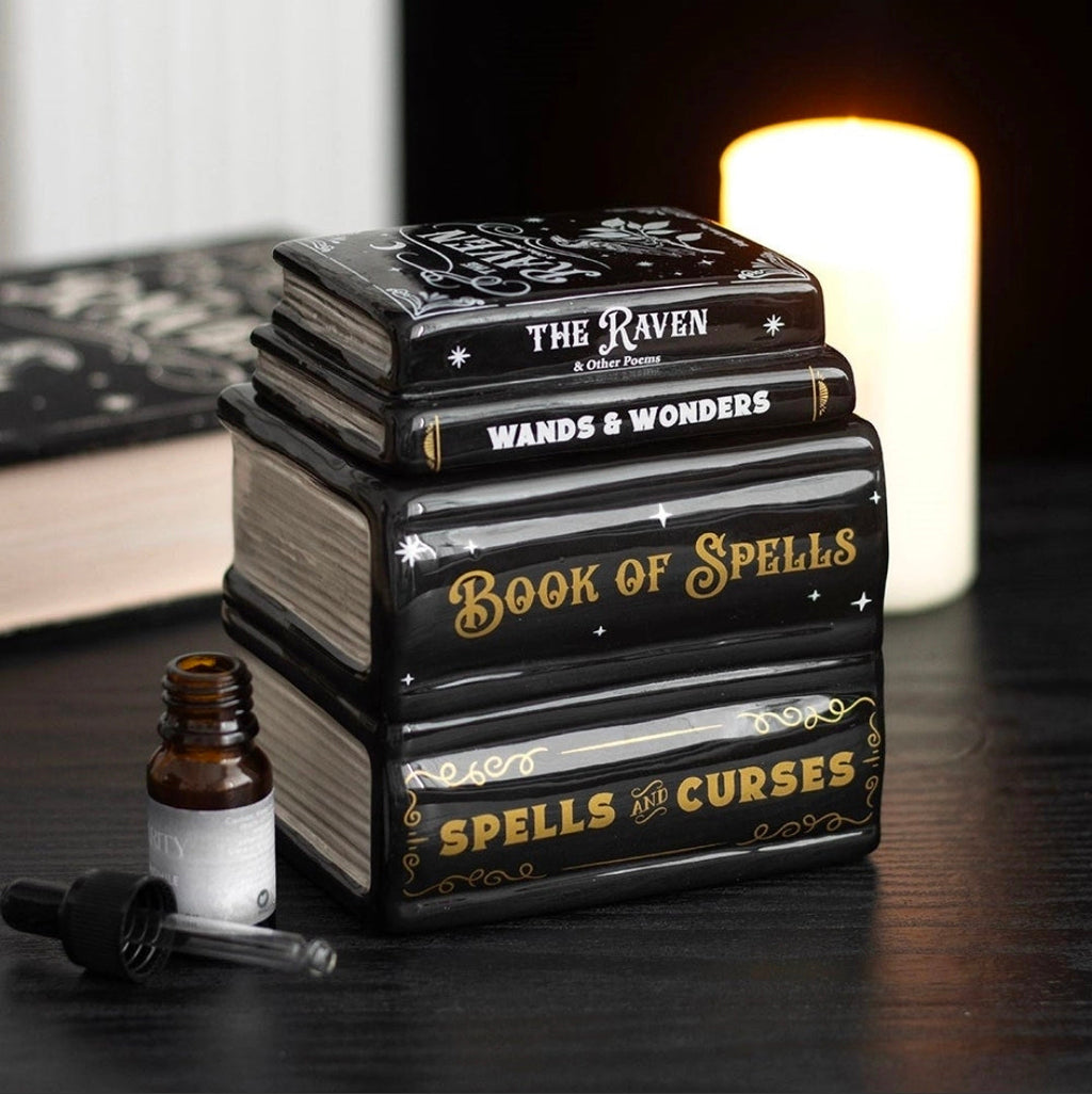 Gothic Book of Spells Wax Warmer