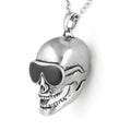 Stainless Steel Rockstar Skull Necklace