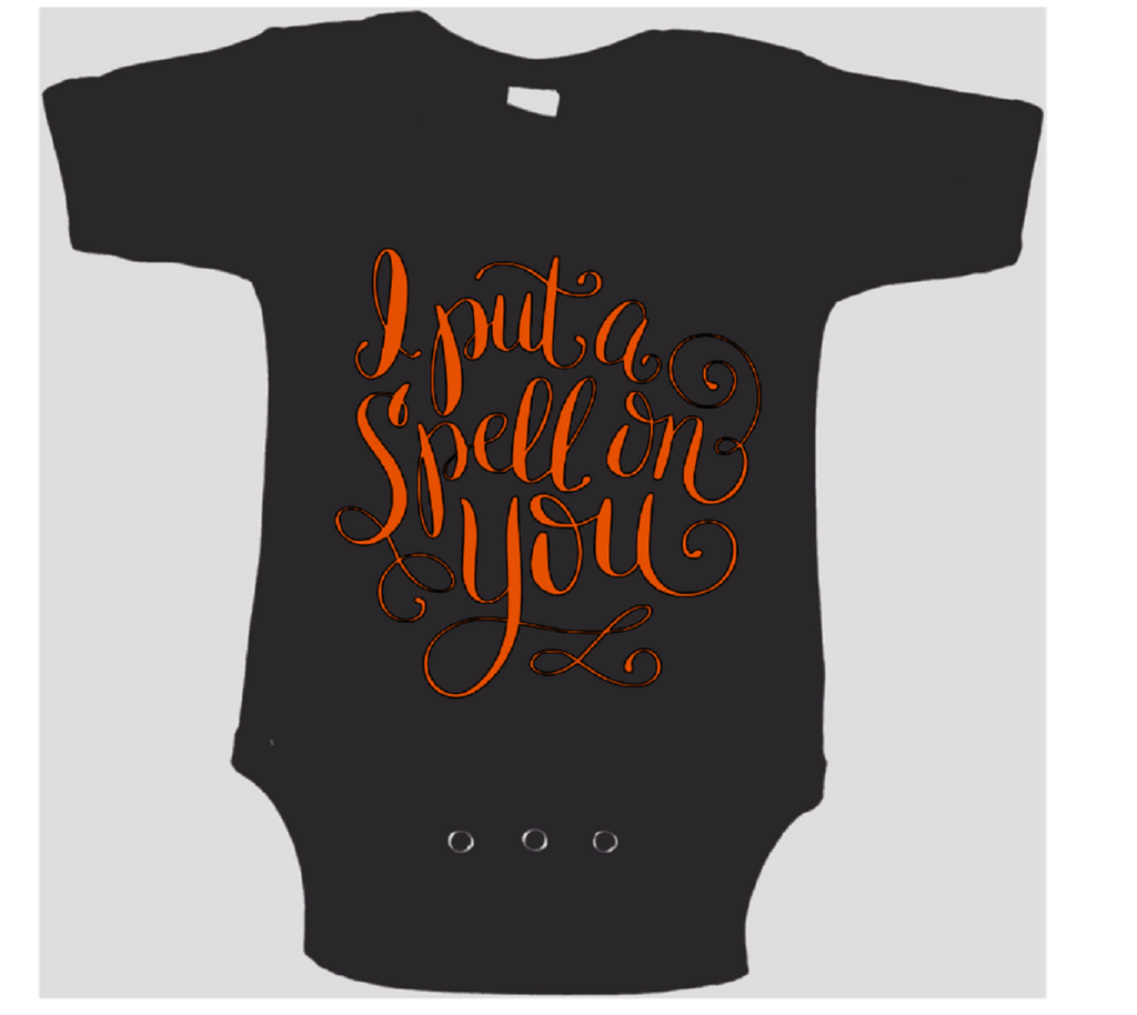 I Put a Spell on You Baby Onesie