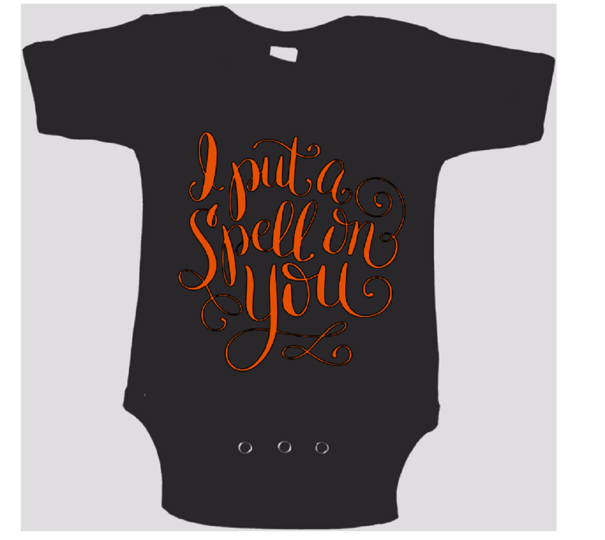 I Put a Spell on You Baby Onesie