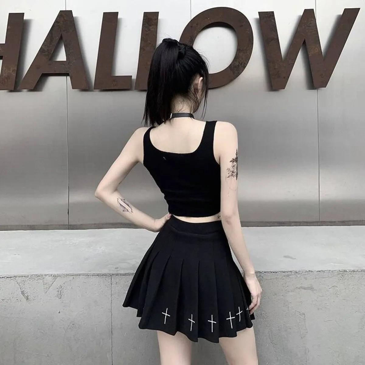 Punk Streetwear Crop Top
