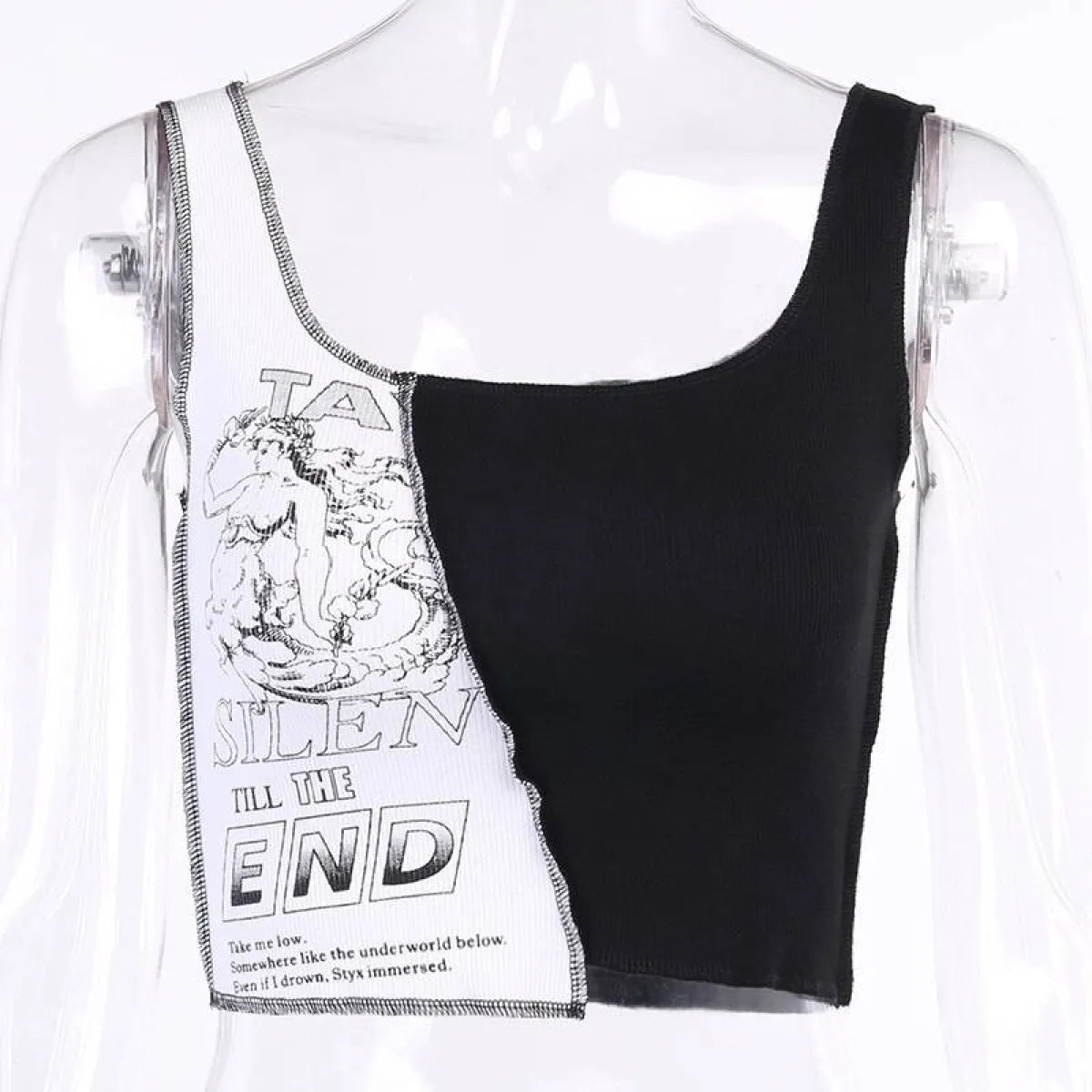 Punk Streetwear Crop Top