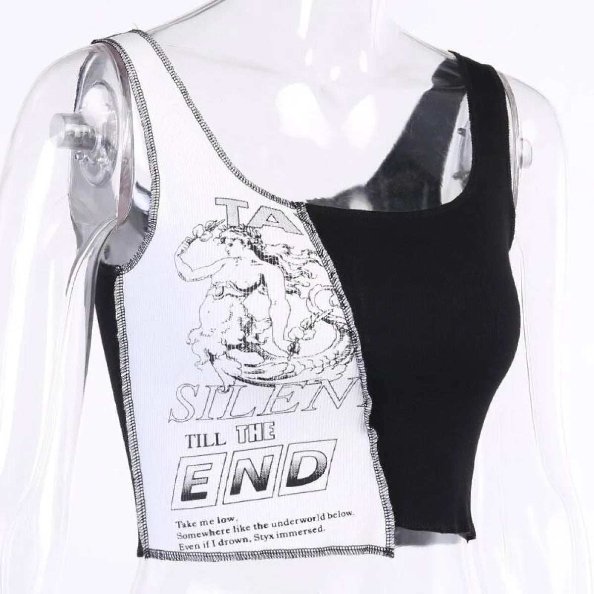 Punk Streetwear Crop Top