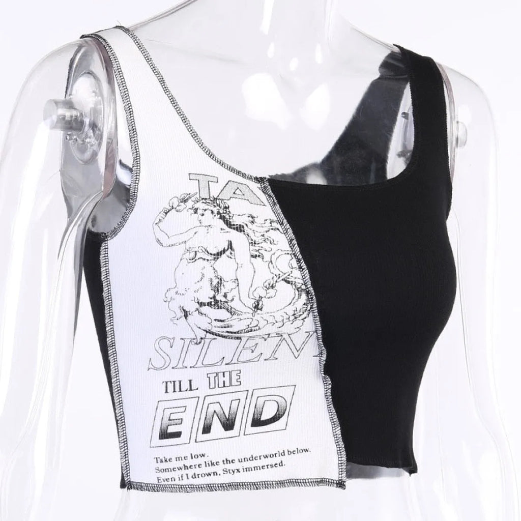 Punk Streetwear Crop Top