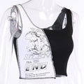Punk Streetwear Crop Top