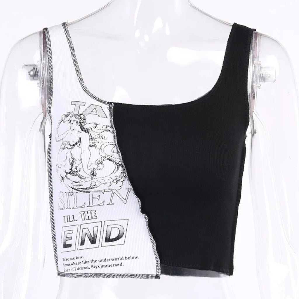 Punk Streetwear Crop Top