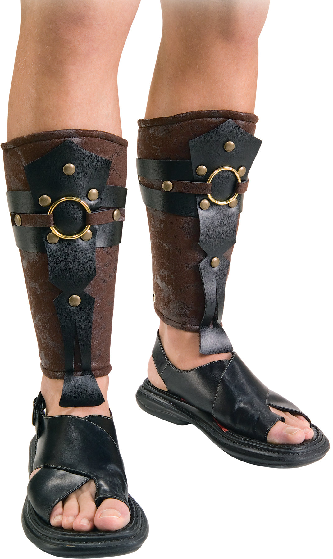 Roman Soldier Leg Guards – Adult