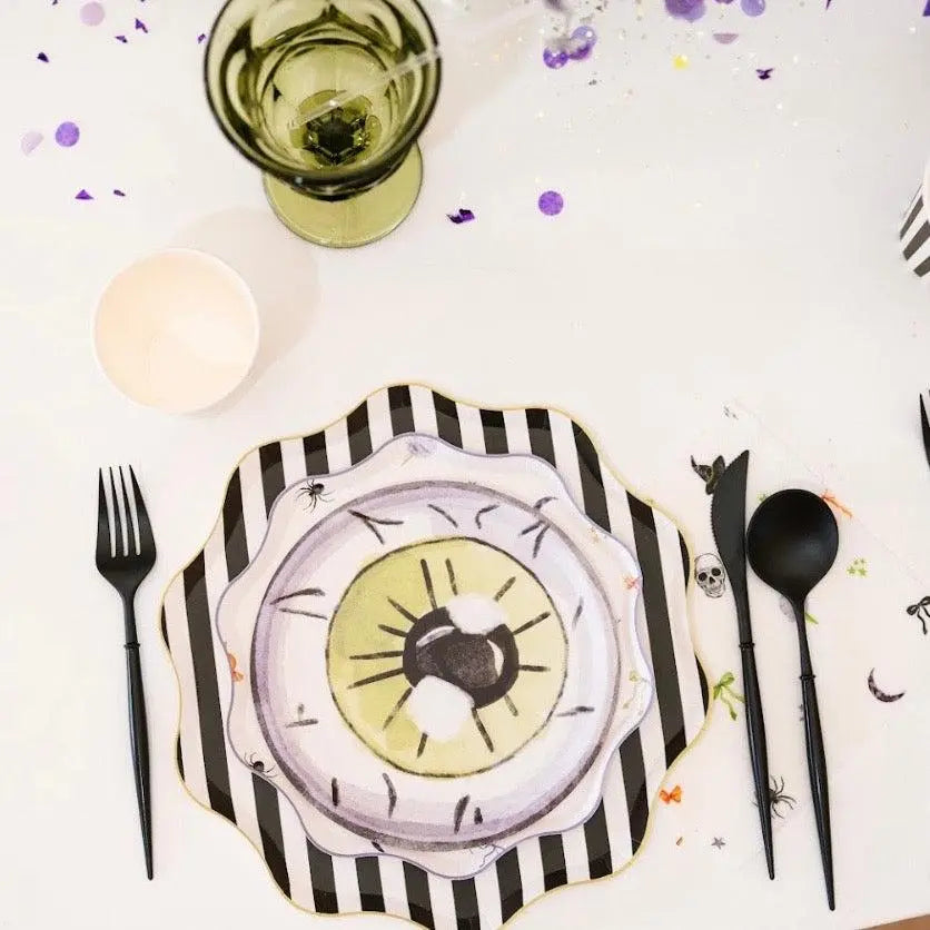 Eyeball Halloween Dessert Plate (12pcs)