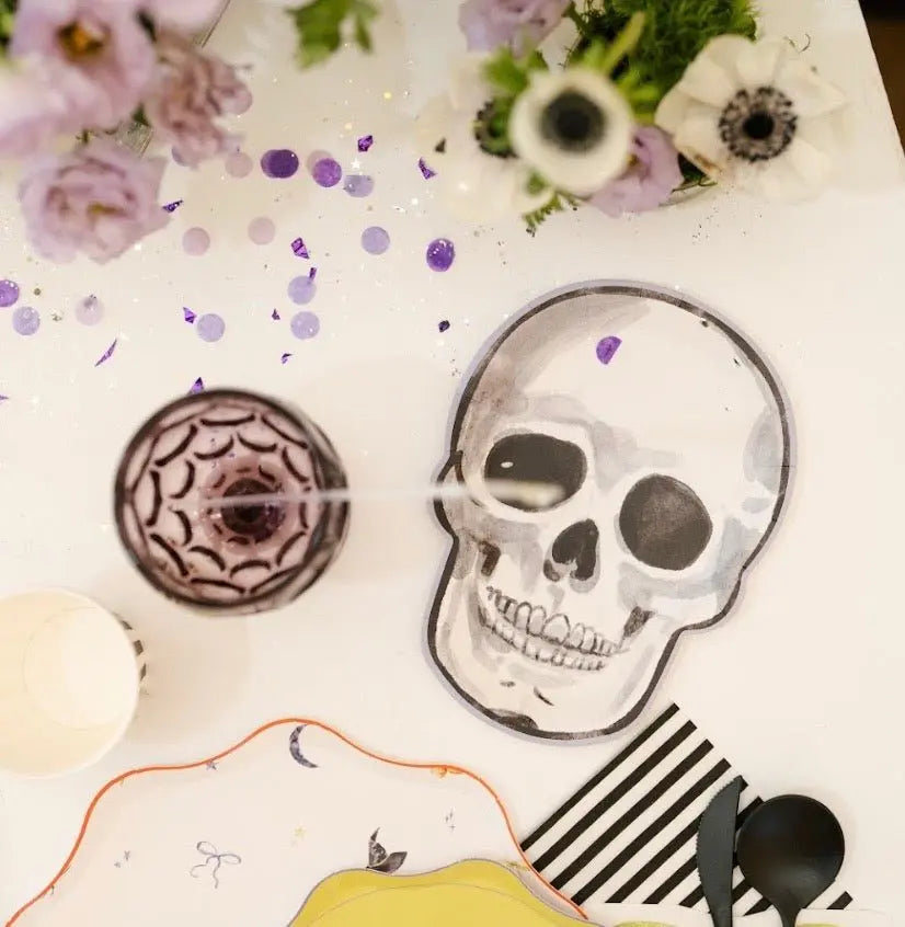 Skeleton Halloween Dessert Plate (12pcs)