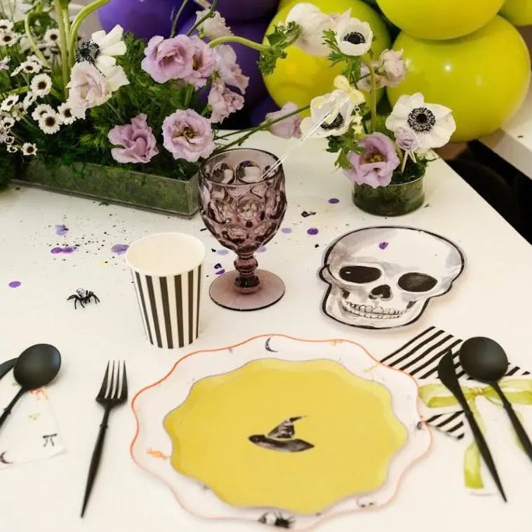 Skeleton Halloween Dessert Plate (12pcs)